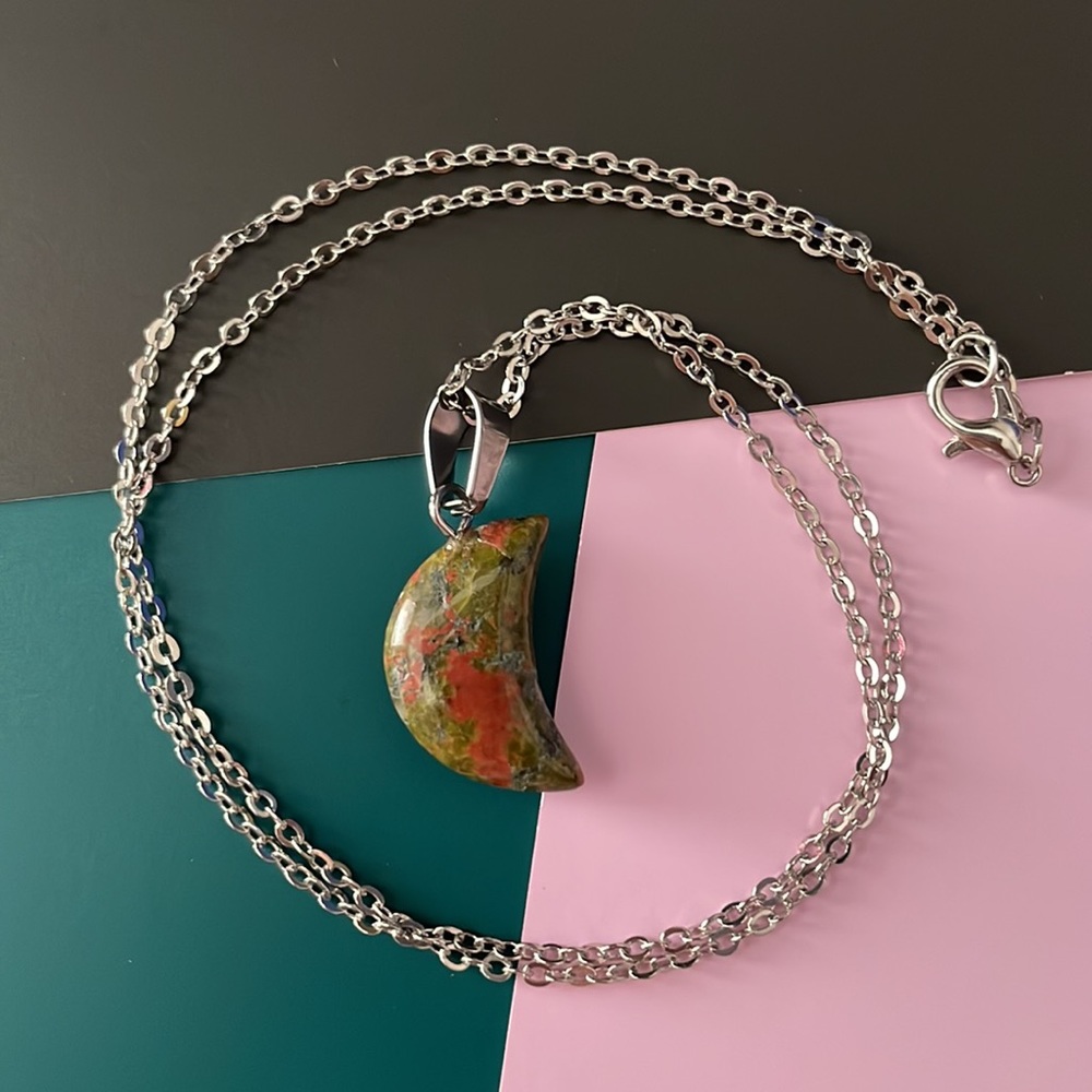 NEW • Necklace with Moon Pendant